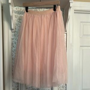 Haute Monde pink tulle skirt